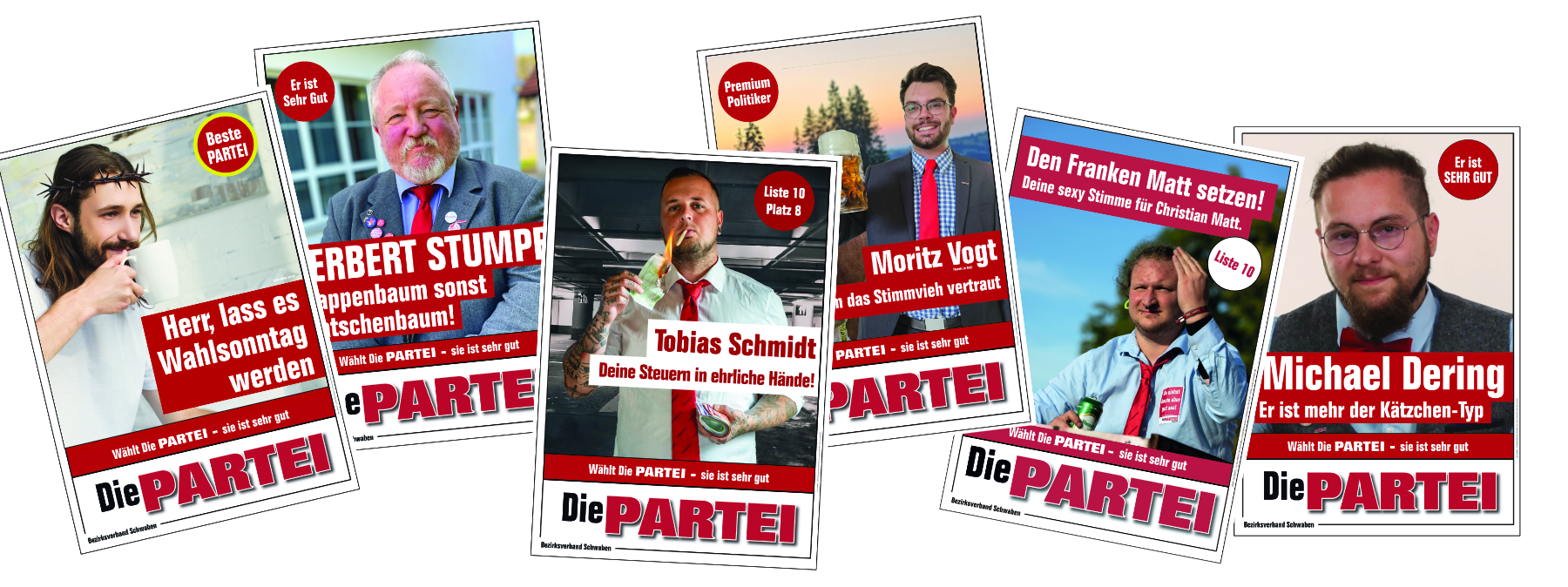 Kandidatenbilder Die PARTEI Schwaben